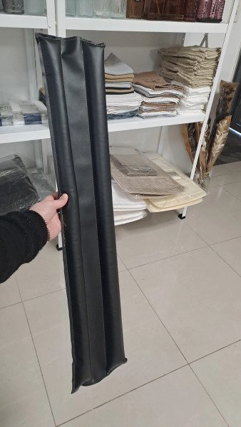 Burlete doble 80cm Negro