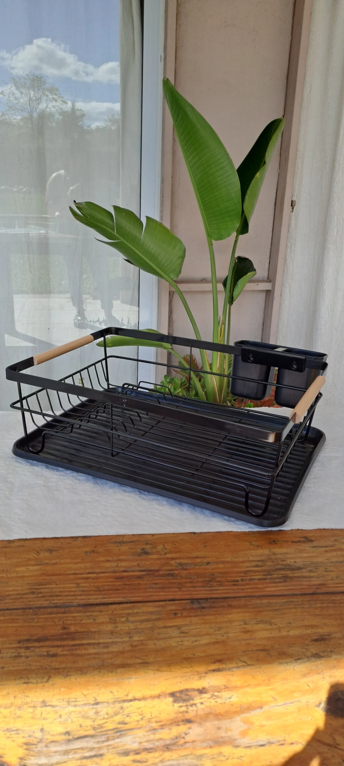 Escurridor para platos negro