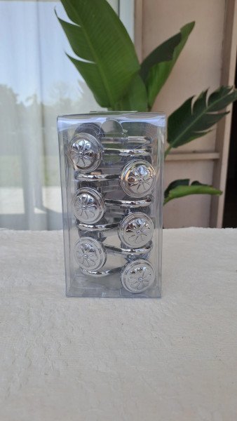 Gancho margarita nickel x12unid.