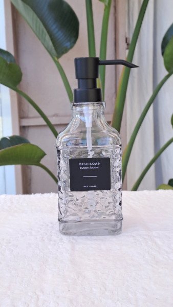 Dispenser labrado gris