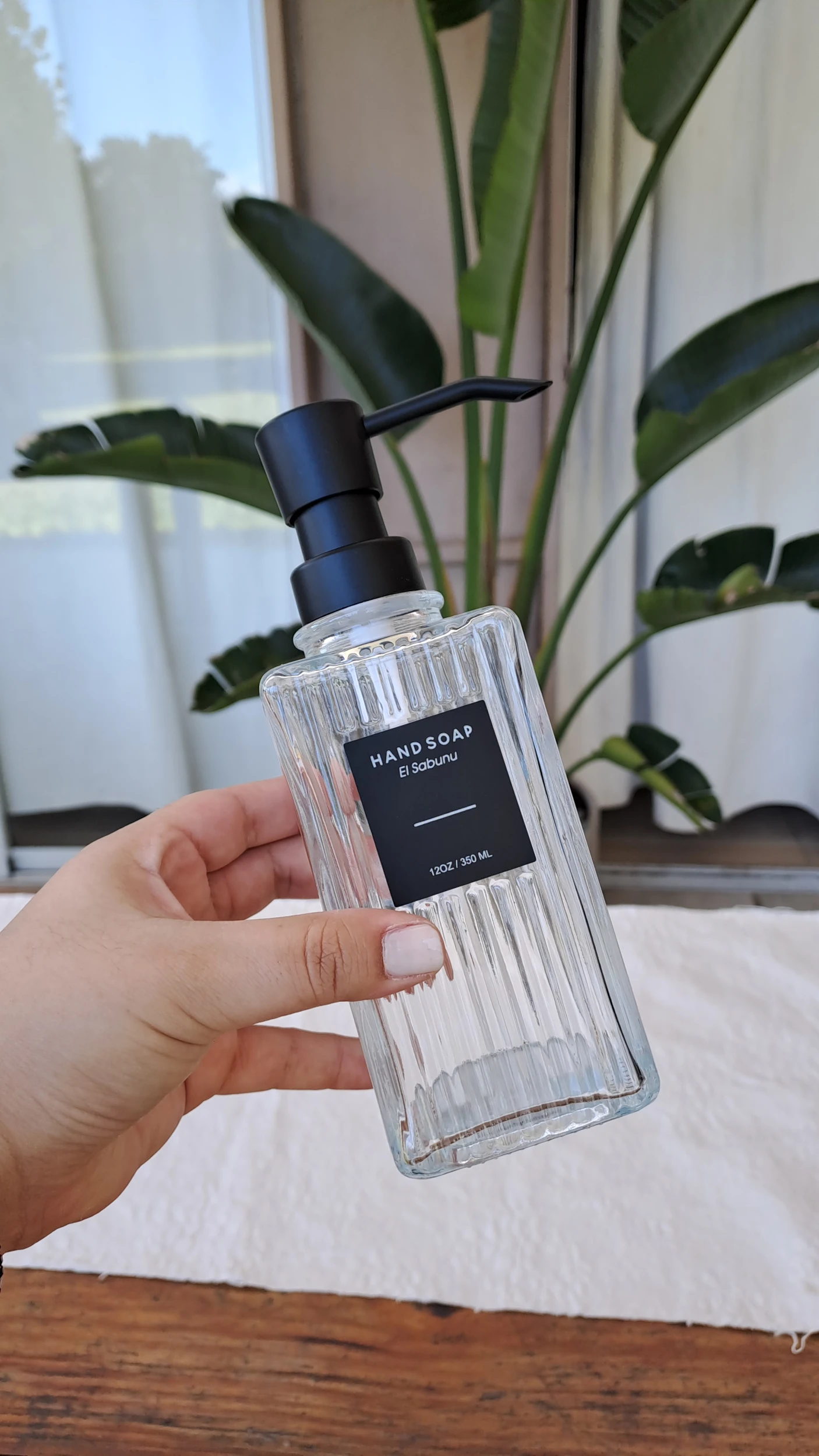 Dispenser lineal transparentes 350ml