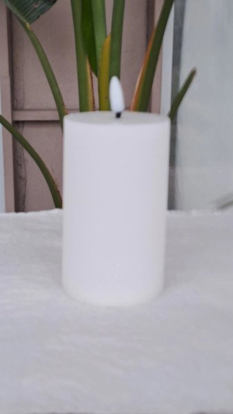 Vela led de cera blanca